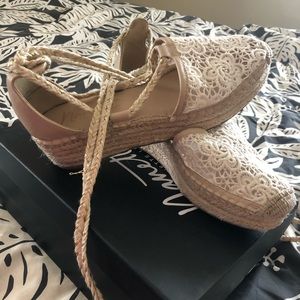 Nanette Lepore Espadrille Wedge Sandals